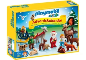 Playmobil 5497 1-2-3  Adventskalender Waldweihnacht