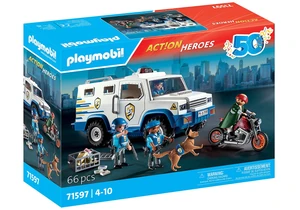Playmobil 71597  Action Heroes  Geldtransporter