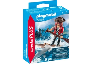Playmobil 70598  Special Plus  Pirat mit Floß und Hammerhai