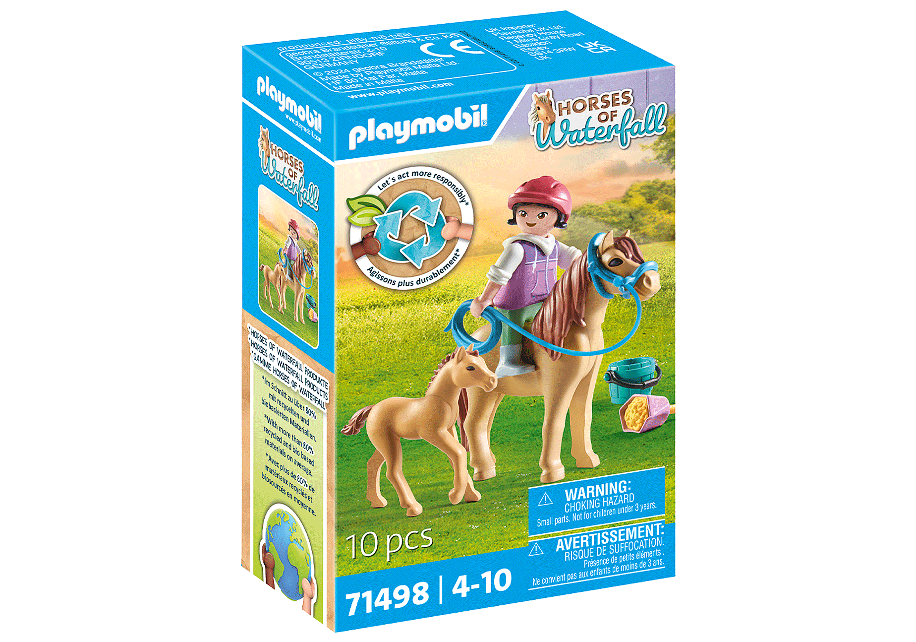 Playmobil 71498  Horses of Waterfall  Kind mit Pony und Fohlen