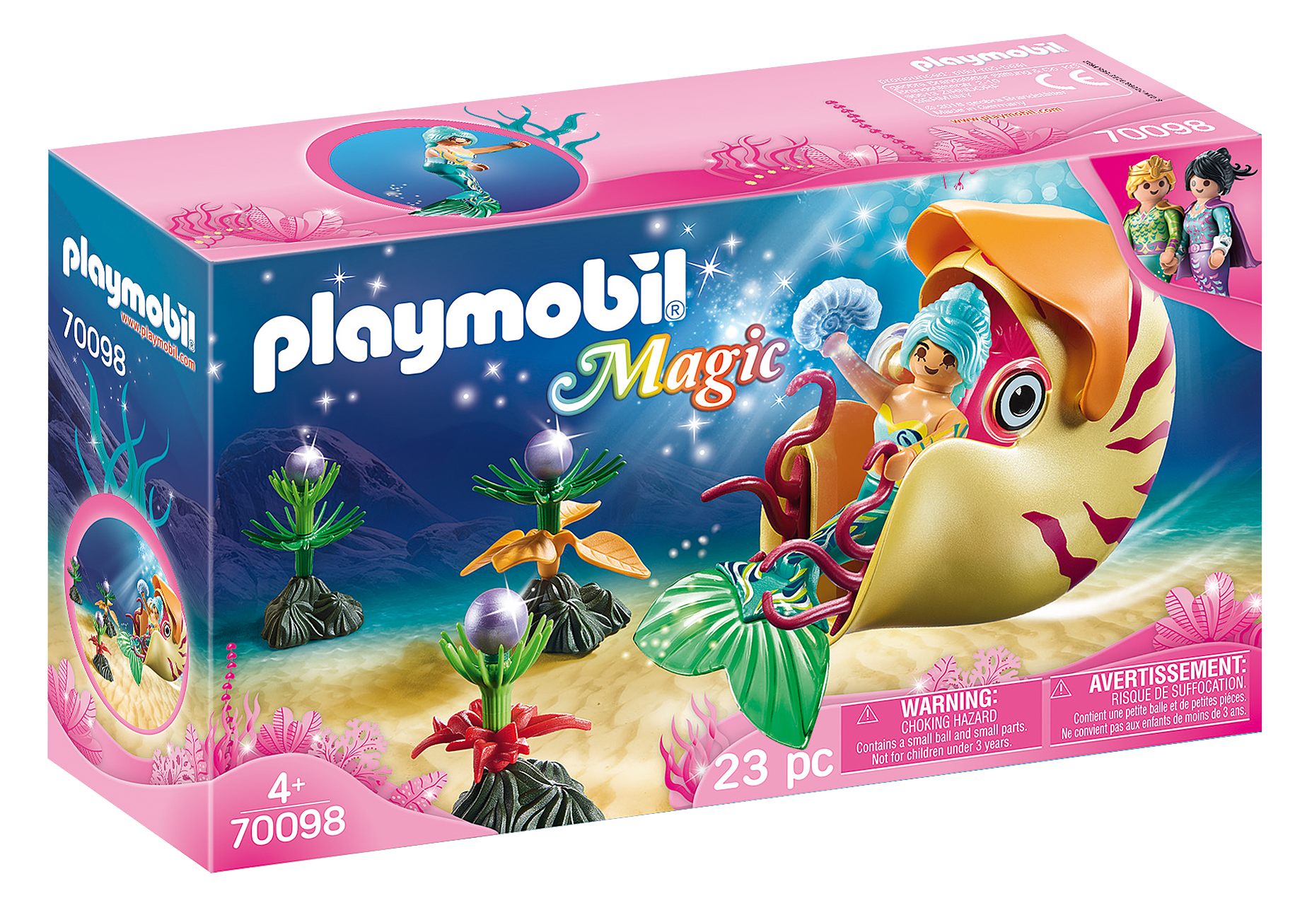 Playmobil 70098  Magic  Meerjungfrau mit Schneckengondel