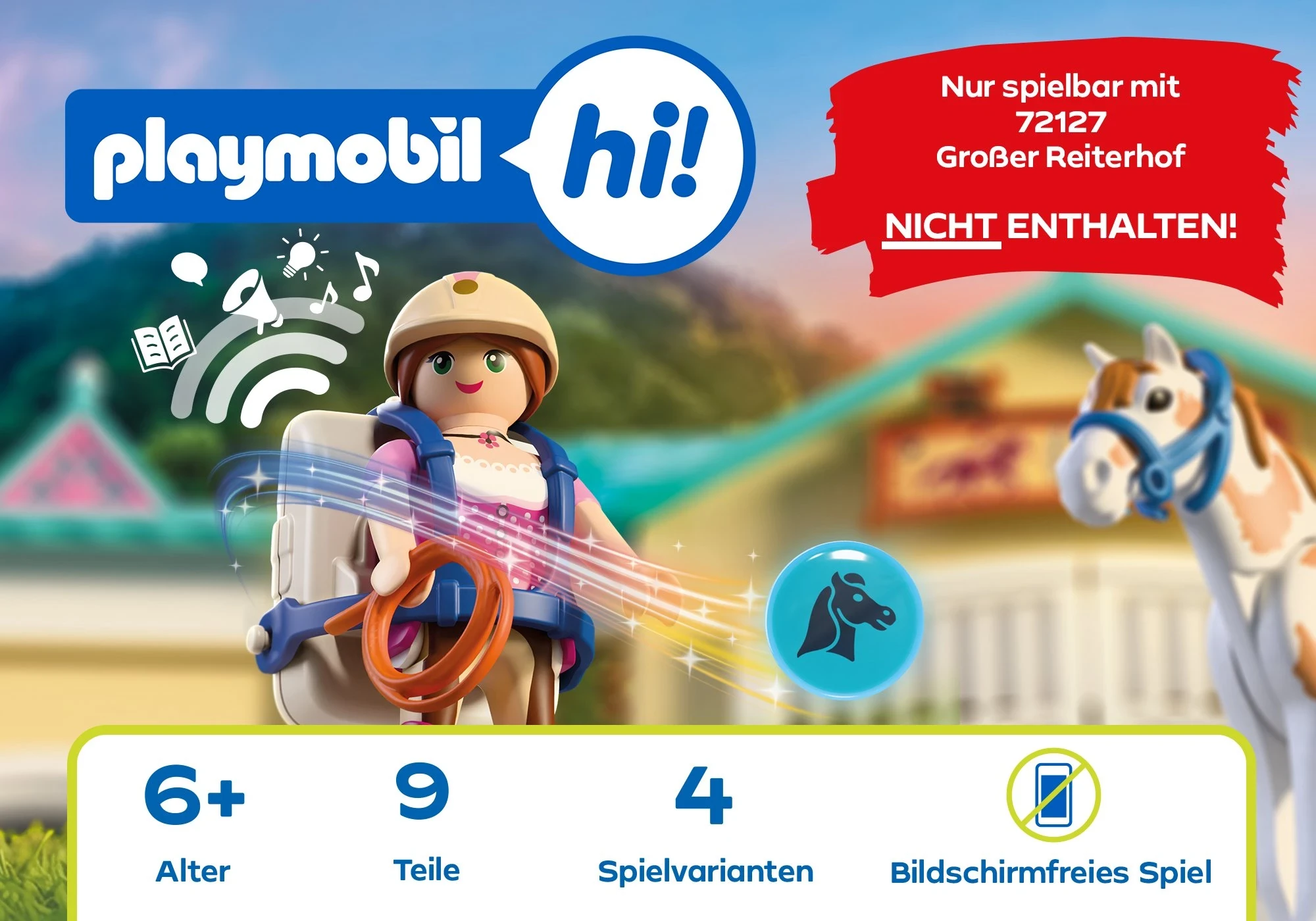 Playmobil 72399 hi! Activation Set Reiterhof 72127