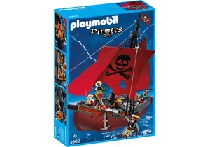 Playmobil 3900  Pirates  Rotes Piratenschiff