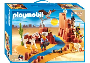 Playmobil 4130  Western SuperSet Westernlandschaft