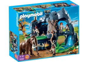 Produktbild von Playmobil 5100    Große Steinzeithöhle mit Mammut