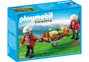Playmobil 5430  Country  Bergretter mit Trage