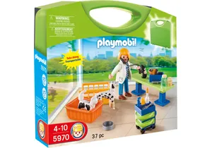 Playmobil 5970  City Life Carry Case Tierarzt und Tiere