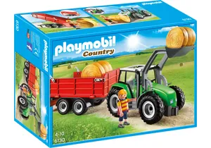 Playmobil 6130  Country  Großer Traktor mit Anhänger