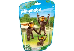 Produktbild von Playmobil 6650    2 Schimpansen mit Baby