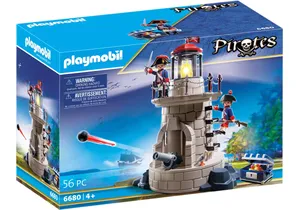 Playmobil 6680  Pirates  Soldatenturm mit Leuchtfeuer