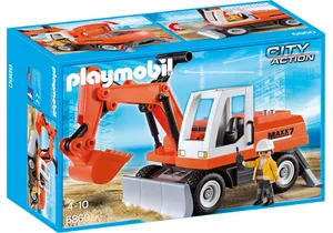 Playmobil 6860  City Action  Schaufelbagger mit Räumschild