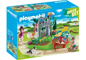 Produktbild von Playmobil 70010   SuperSet Familiengarten
