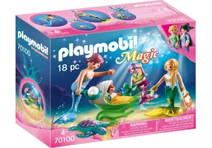 Playmobil 70100  Magic  Familie mit Muschelkinderwagen
