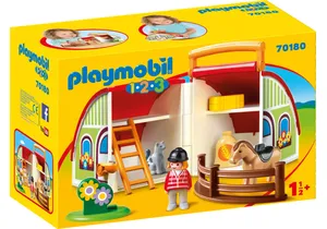 Playmobil 70180 1-2-3  Mitnehm Reiterhof