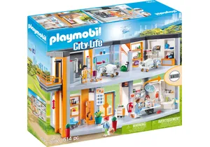 Playmobil 70190  City Life  Großes Krankenhaus mit Einrichtung