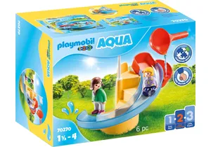 Playmobil 70270 1-2-3   Aqua Wasserrutsche