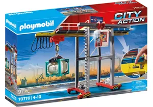 Playmobil 70770  City Action  Portalkran mit Containern