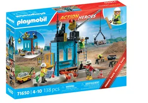 Playmobil 71650  Action Heroes Promo Pack Baustelle