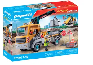 Playmobil 71750    Baustellen-LKW mit Kran