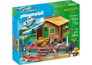 Playmobil 9320  Wild Life  Abenteuerurlaub an der Seehütte