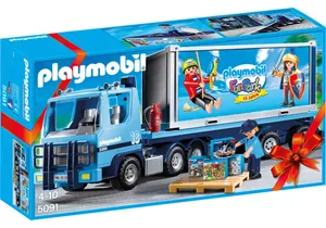 Produktbild von Playmobil 5091  Fun Park  Tieflader mit Container