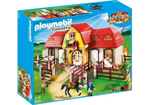 Playmobil 5221  Country  Großer Reiterhof mit Paddocks