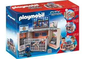 Playmobil 5421  City Action Spielbox Polizeistation