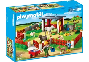Playmobil 5531  City Life  Tierpflegestation mit Freigehege