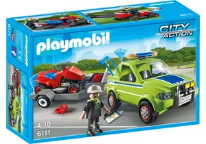 Playmobil 6111  City Action  Service-Fahrzeug mit Rasenmäher (Folienverpackung)