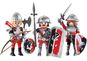 Playmobil 6381  Knights  3 Falkenritter (Folienverpackung)