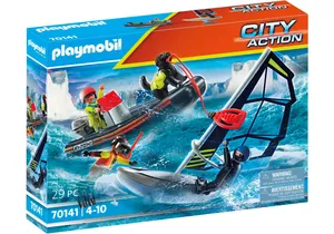 Playmobil 70141  City Action  Seenot: Polarsegler-Rettung mit Schlauchboot