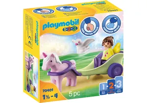 Playmobil 70401 1-2-3   Einhornkutsche mit Fee
