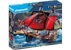 Playmobil 70411  Pirates  Totenkopf-Kampfschiff