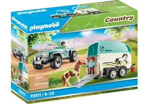 Playmobil 70511  Country  PKW mit Ponyanhänger