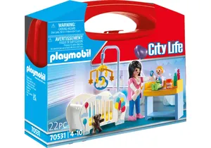 Playmobil 70531  City Life Carry Case Babyzimmer