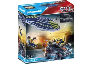 Playmobil 70781  City Action  Polizei-Fallschirm: Verfolgung des Amphibien-Fahrzeugs