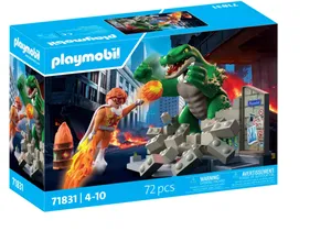 Playmobil 71831  Heroes  Helden-Showdown mit der Riesenechse