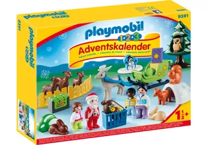 Playmobil 9391 1-2-3  Adventskalender Waldweihnacht der Tiere