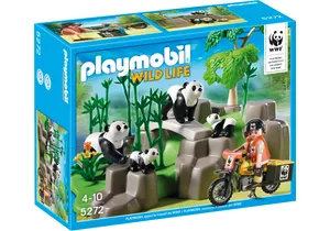 Playmobil 5272  Wild Life  Pandaforscher im Bambuswald