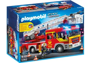 Playmobil 5362  City Action  Feuerwehr-Leiterfahrzeug mit Licht und Sound