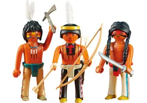 Playmobil 6272  Western  3 Sioux-Indianer (Folienverpackung)