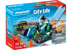 Playmobil 70292  City Life Geschenkset Go Kart Rennen