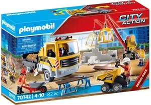 Playmobil 70742  City Life  Baustelle mit Kipplaster