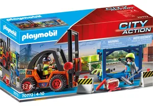 Playmobil 70772  City Action  Gabelstapler mit Fracht
