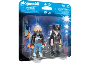 Playmobil 70822  City Action DuoPack Polizist und Sprayer