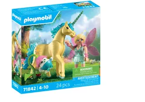 Playmobil 71842  Magic Unicorns  Sammeleinhorn Sonnenscheinblüte mit Fee