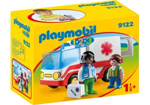 Playmobil 9122 1-2-3   Rettungswagen