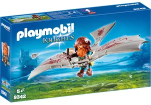 Playmobil 9342  Knights  Zwergenflugmaschine