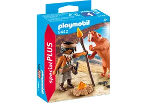 Playmobil 9442  Special Plus  Neandertaler mit Säbelzahntiger Spiel