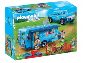 Playmobil 9502  Family Fun  FunPark Pick-Up mit Wohnwagen